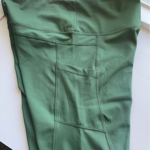 ZYIA Active Green Pine Light n Tight Hi-Rise 78 24" Leggings Size 12 - Picture 7 of 7